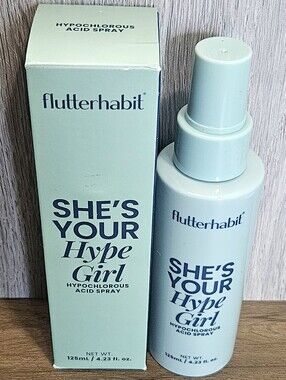 Flutterhabit SHE'S YOUR HYPE GIRL Hypochlorous Acid Spray NEW bacteria Fighting